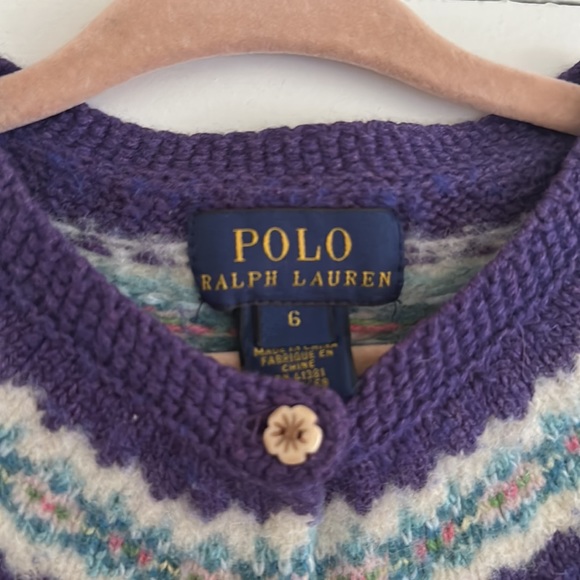 Polo Ralph Lauren Fair Isle Cardi - Picture 2 of 5